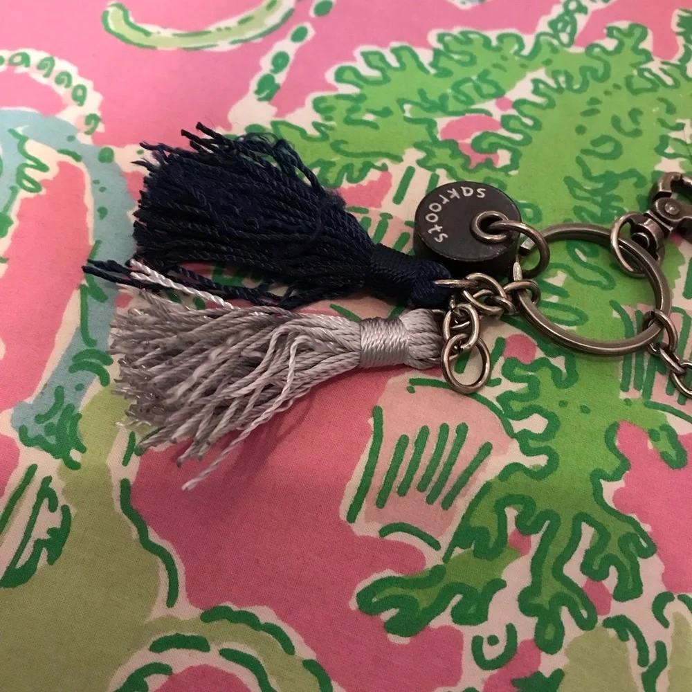 Sakroots Bohemian Owl & Tassel Key chain - Picture 3 of 4